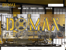 Tablet Screenshot of domax.ca
